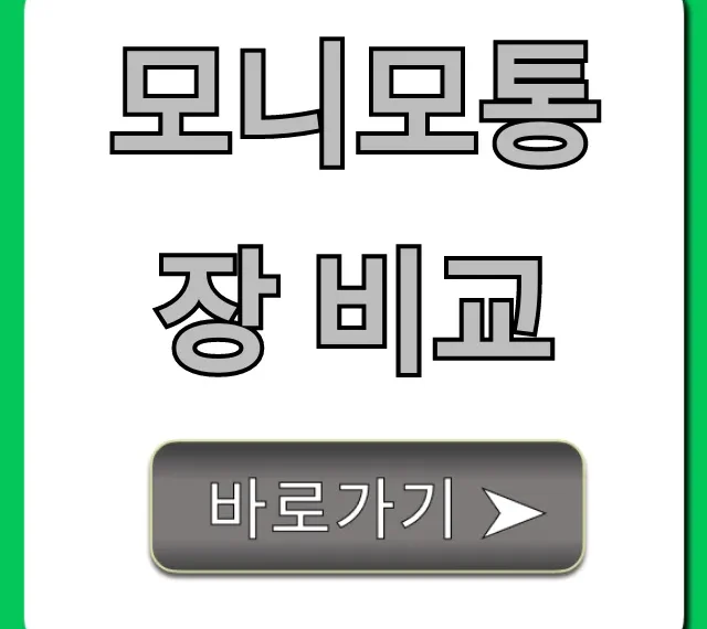 모니모통장 비교: 금리, 수수료 혜택 최종 승자는?