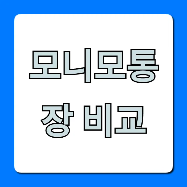 모니모통장 비교: 금리 혜택 총정리 꿀팁 모니모통장 비교: 금리 혜택 총정리 꿀팁
