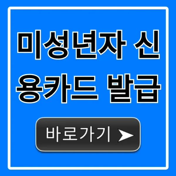 미성년자 신용카드 발급, 부모 동의 신청 완벽 가이드