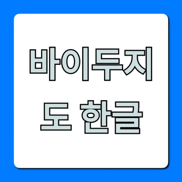 바이두지도 한글: 중국 여행 필수 완벽 가이드