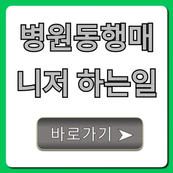 병원동행매니저 하는일 & 신청 방법 총정리