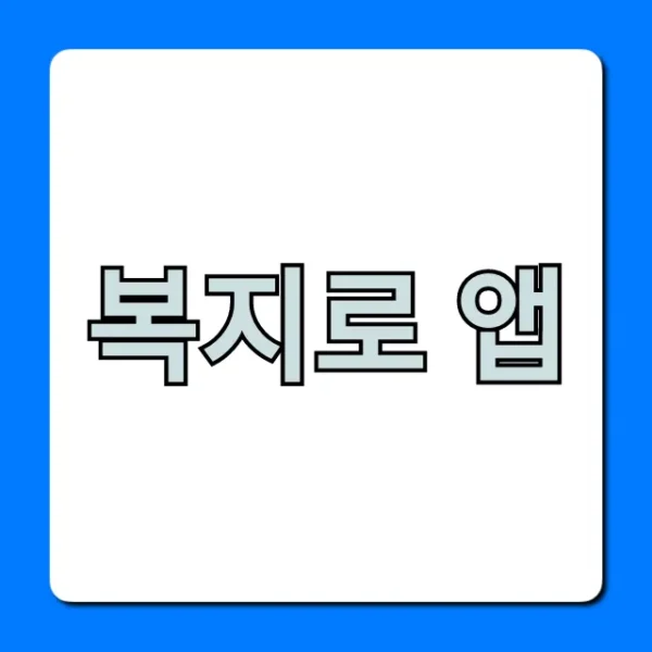 복지로 앱: 숨은 복지 혜택 조회! 신청 방법 총정리