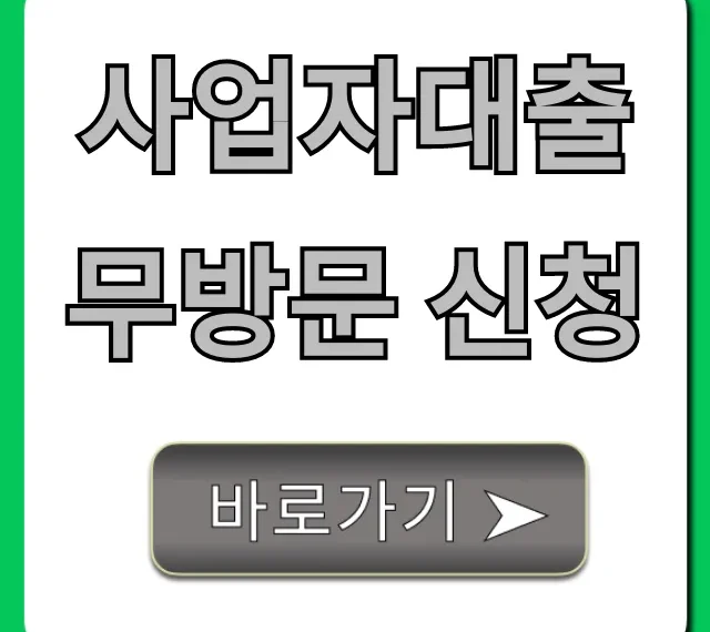 사업자대출 무방문 신청, 5분 만에 성공하는 비대면 꿀팁