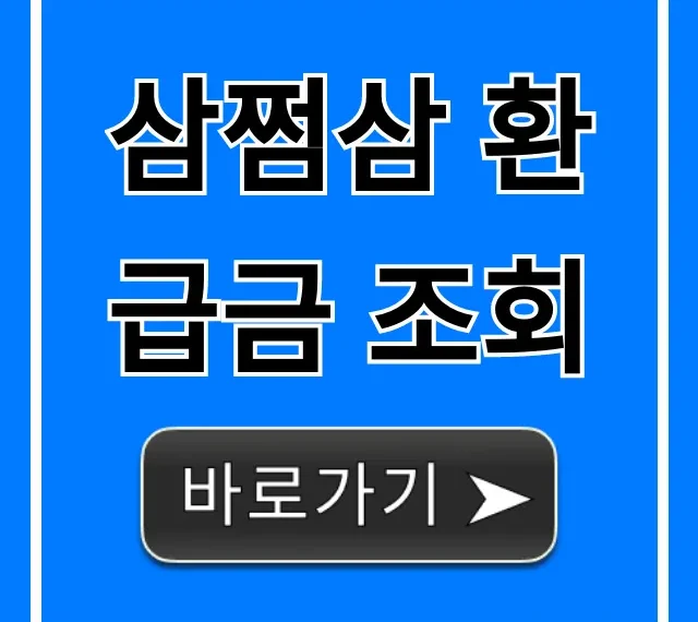 삼쩜삼 환급금 조회 총정리, 내 숨은 돈 찾자!