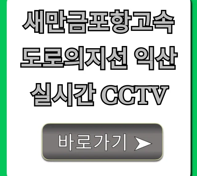새만금포항고속도로의지선 익산 실시간 CCTV 교통정보