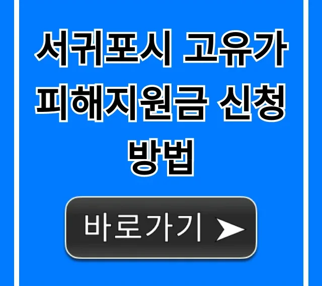 서귀포시 고유가 피해지원금 신청방법 총정리 서귀포시 고유가 피해지원금 신청방법 총정리
