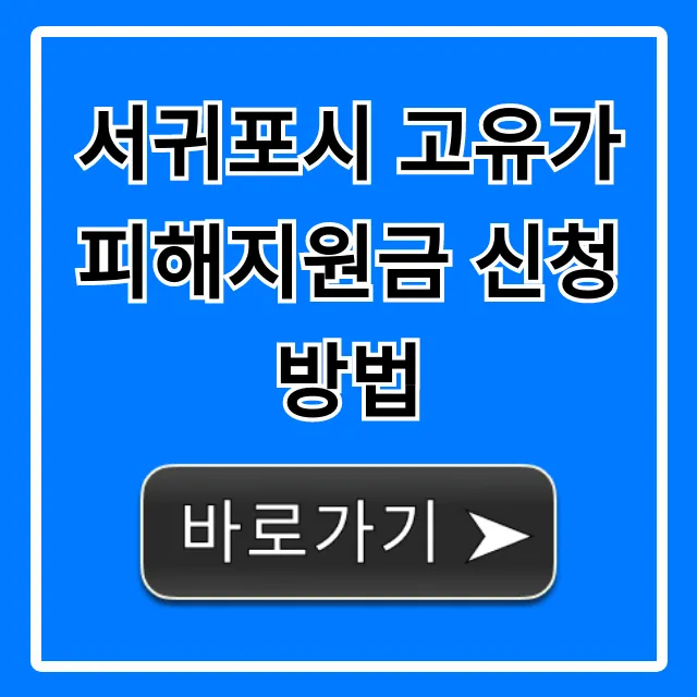 서귀포시 고유가 피해지원금 신청방법 총정리 서귀포시 고유가 피해지원금 신청방법 총정리