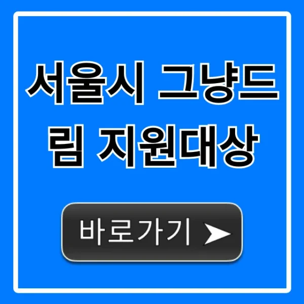 서울시 그냥드림 지원대상, 신청 자격 한 번에 확인!