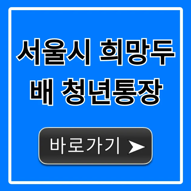 서울시 희망두배 청년통장 신청 방법 완벽 가이드