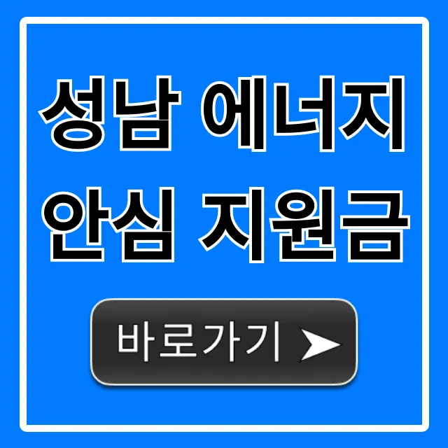 성남 에너지 안심 지원금 신청 자격 완벽 가이드 성남 에너지 안심 지원금 신청 자격 완벽 가이드