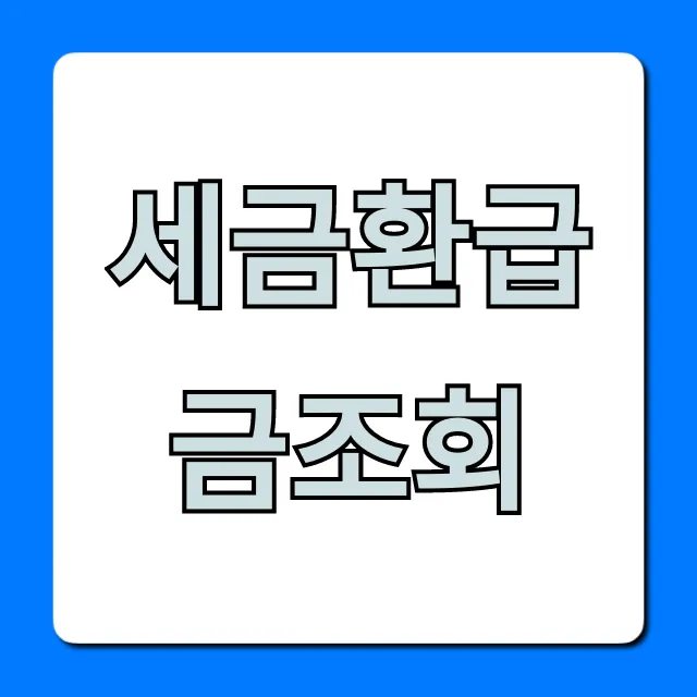 세금환급금조회: 홈택스 꿀팁 완벽 가이드
