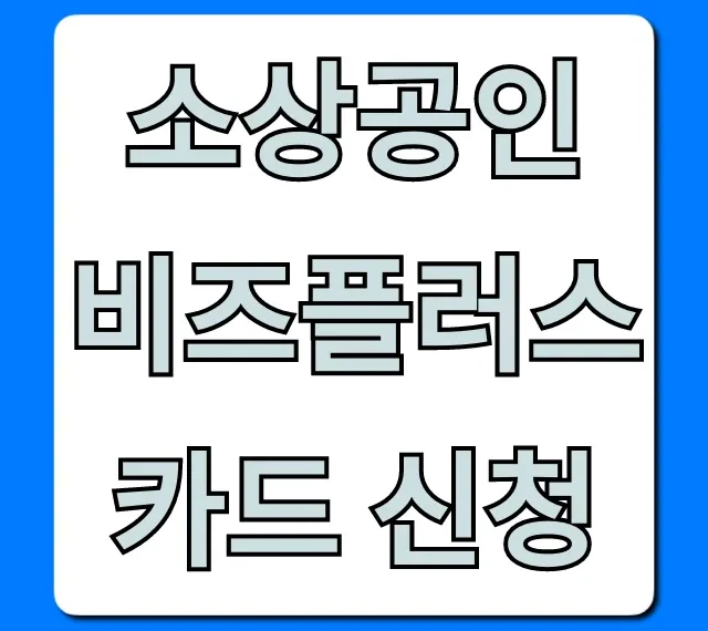 소상공인 비즈플러스 카드 신청: 혜택부터 발급까지 총정리