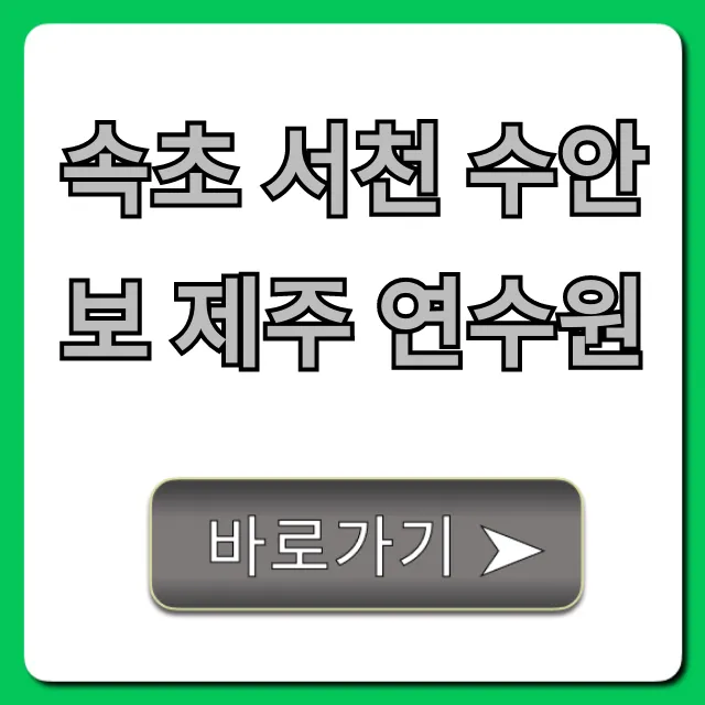 속초 서천 수안보 제주 연수원 추천 & 가격 총정리 속초 서천 수안보 제주 연수원 추천 & 가격 총정리