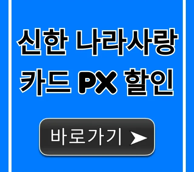 신한 나라사랑카드 PX 할인, 최대 혜택 총정리 꿀팁!