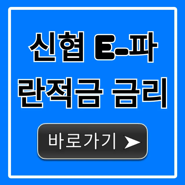 신협 e-파란적금 금리! 2024년 최고 우대 총정리