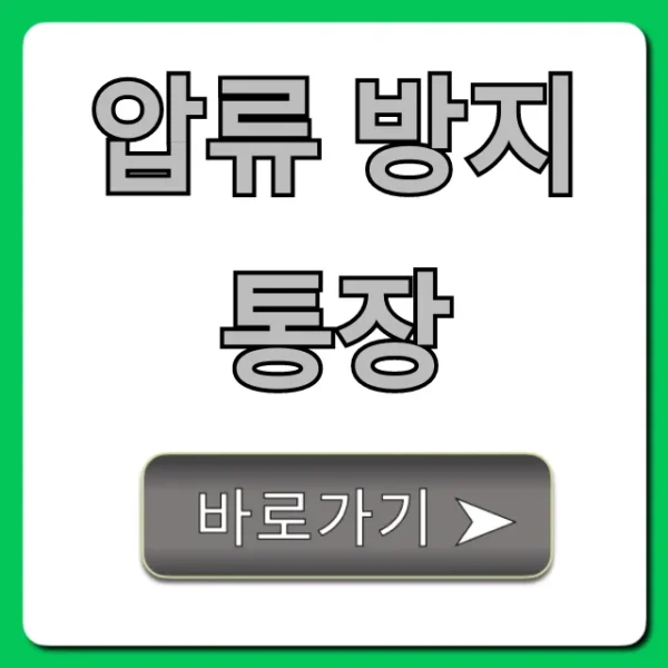 압류 방지통장 신청 방법! 한도 조회 총정리
