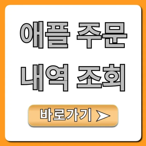 애플 주문내역 조회: 쉽고 빠른 총정리