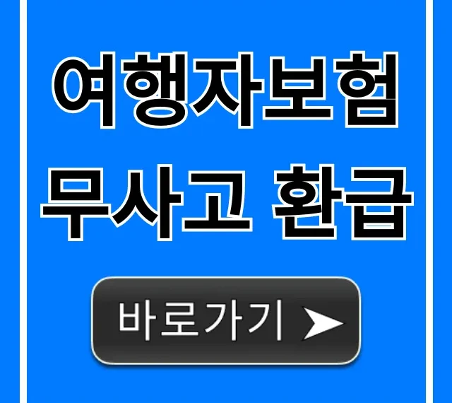 여행자보험 무사고 환급 완벽 가이드!