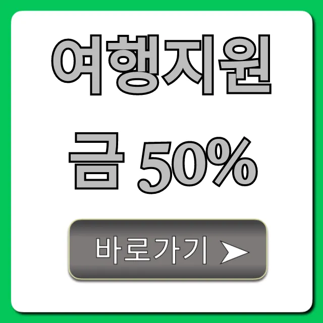 여행지원금 50% 신청 방법 총정리 여행지원금 50% 신청 방법 총정리