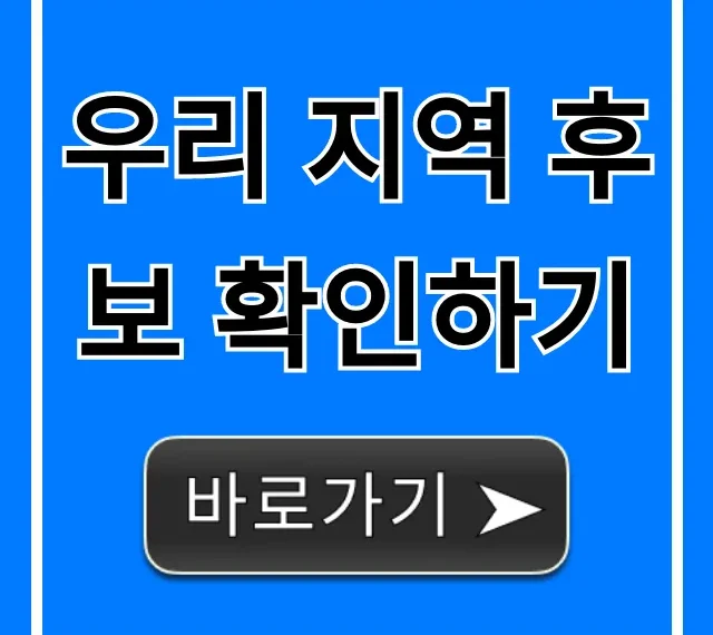 우리 지역 후보 확인하기: 선거 정보 조회 방법