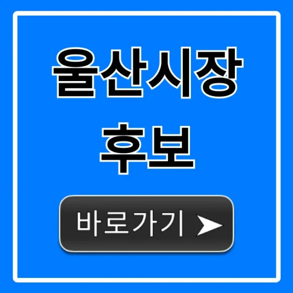 울산시장 후보 핵심 공약 완벽 가이드