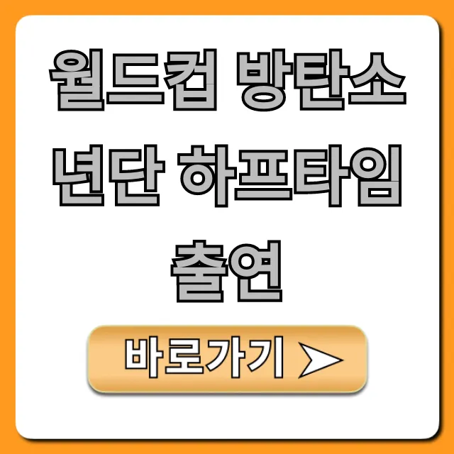 월드컵 방탄소년단 하프타임 출연? 진실과 일정 총정리