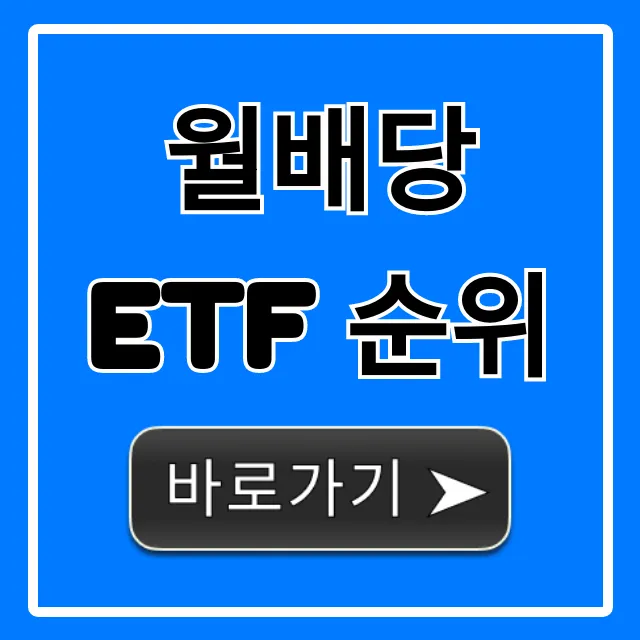 월배당 ETF 순위 고배당 BEST 5 총정리