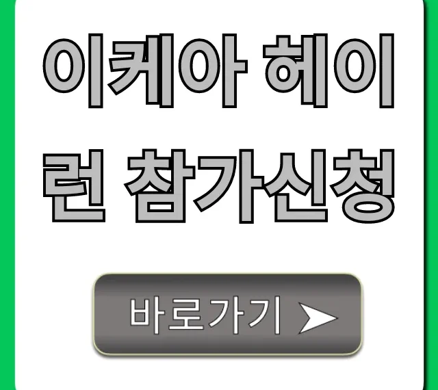 이케아 헤이런 참가신청 기간 및 신청 방법 총정리