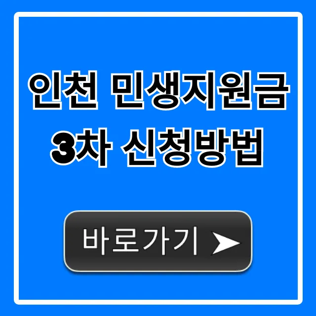인천 민생지원금 3차 신청방법 대상 기간 총정리 인천 민생지원금 3차 신청방법 대상 기간 총정리