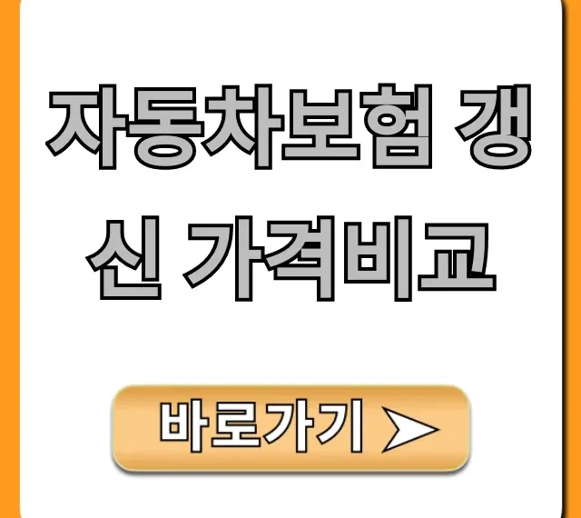 자동차보험 갱신 가격비교 할인 꿀팁 총정리