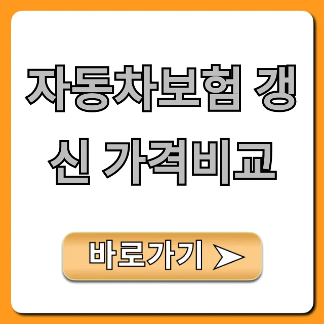 자동차보험 갱신 가격비교 할인 꿀팁 총정리