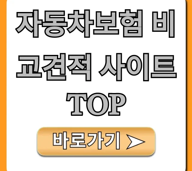자동차보험 비교견적 사이트 TOP! 보험료 할인 총정리