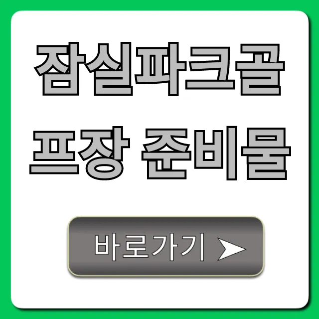잠실파크골프장 준비물: 초보자 필수템 총정리