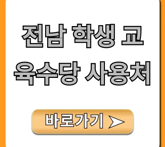 전남 학생 교육수당 사용처, 꿀팁 총정리 전남 학생 교육수당 사용처, 꿀팁 총정리