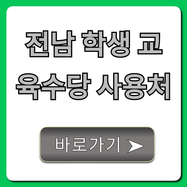 전남 학생 교육수당 사용처 헷갈리지 마! 총정리 전남 학생 교육수당 사용처 헷갈리지 마! 총정리
