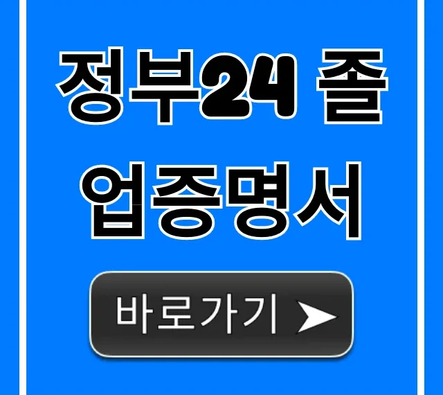 정부24 졸업증명서 온라인 발급 꿀팁