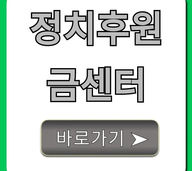 정치후원금센터: 기부부터 세액공제까지 완벽 가이드 정치후원금센터: 기부부터 세액공제까지 완벽 가이드
