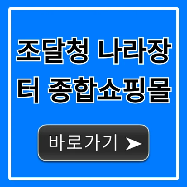조달청 나라장터 종합쇼핑몰 완벽 가이드