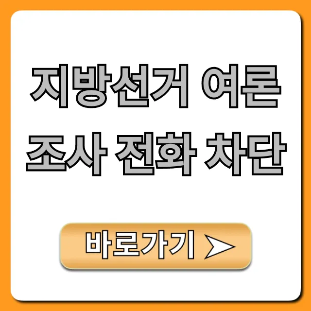 지방선거 여론조사 전화 차단, 스팸 완벽 차단 꿀팁 지방선거 여론조사 전화 차단, 스팸 완벽 차단 꿀팁