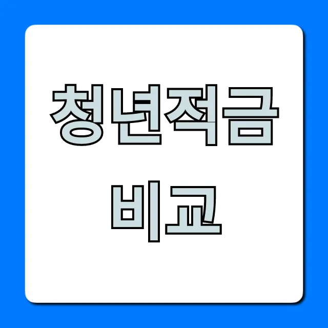 청년적금 비교, 2024 최고 금리 신청 꿀팁 청년적금 비교, 2024 최고 금리 신청 꿀팁