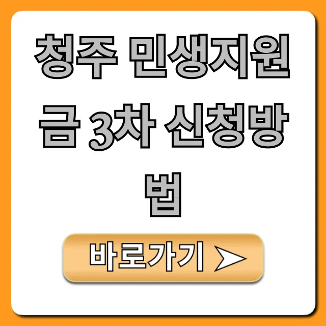 청주 민생지원금 3차 신청방법, 대상 기간 총정리 청주 민생지원금 3차 신청방법, 대상 기간 총정리