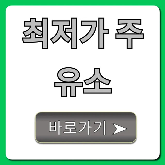 최저가 주유소 주유비 절약 꿀팁 총정리 최저가 주유소 주유비 절약 꿀팁 총정리