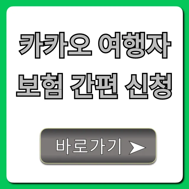 카카오 여행자보험 간편 신청, 1분만에 가입하는 방법! 카카오 여행자보험 간편 신청, 1분만에 가입하는 방법!