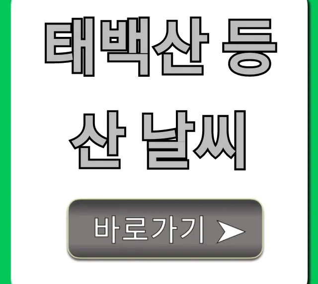 태백산 등산 날씨: 실시간 예보와 옷차림 꿀팁! 태백산 등산 날씨: 실시간 예보와 옷차림 꿀팁!