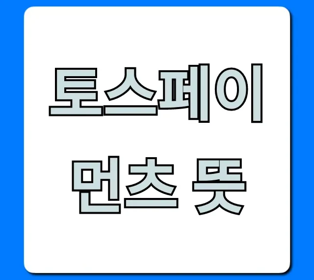 토스페이먼츠 뜻 궁금증 해결! PG사 완벽 정리 토스페이먼츠 뜻 궁금증 해결! PG사 완벽 정리