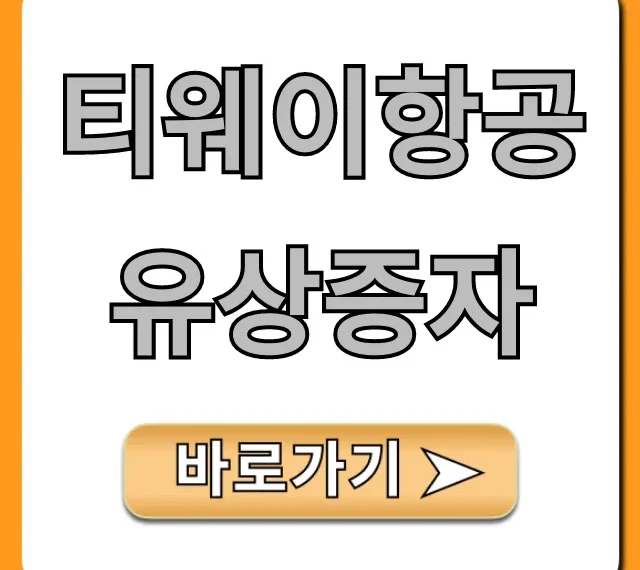 티웨이항공 유상증자 일정, 주가 전망 총정리