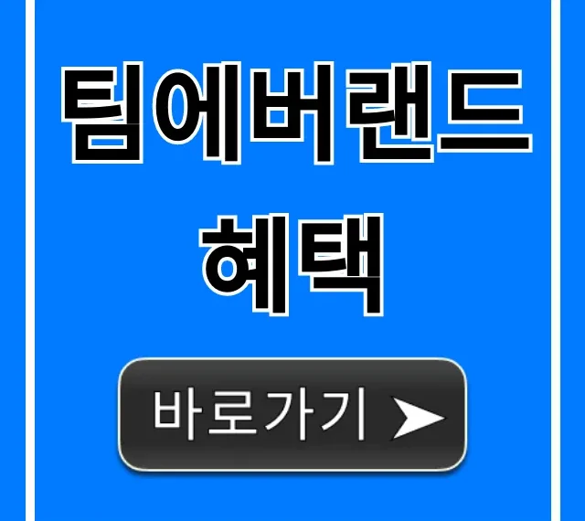 팀에버랜드 혜택 총정리! 최대 할인받는 꿀팁