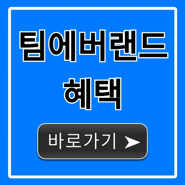 팀에버랜드 혜택 총정리! 최대 할인받는 꿀팁 팀에버랜드 혜택 총정리! 최대 할인받는 꿀팁