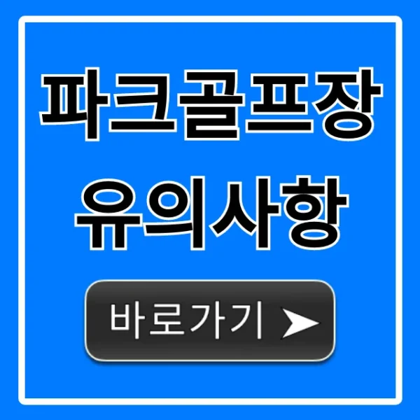 파크골프장 유의사항! 안전 에티켓 완벽 가이드