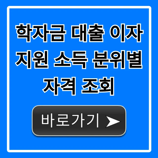 학자금 대출 이자 지원 소득 분위별 자격 조회, 완벽 가이드